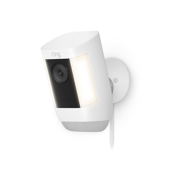 Ring Spotlight Cam Pro Plug-In White (2022) | Smart Security Camera Motion - Picture 1 of 12
